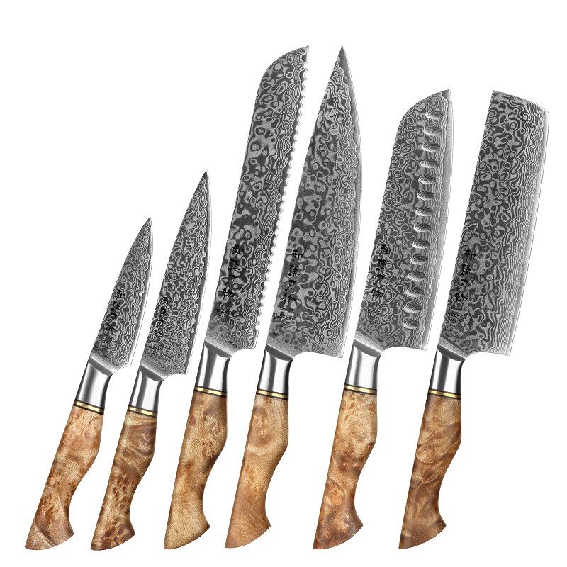 6 Pcs Knives Set