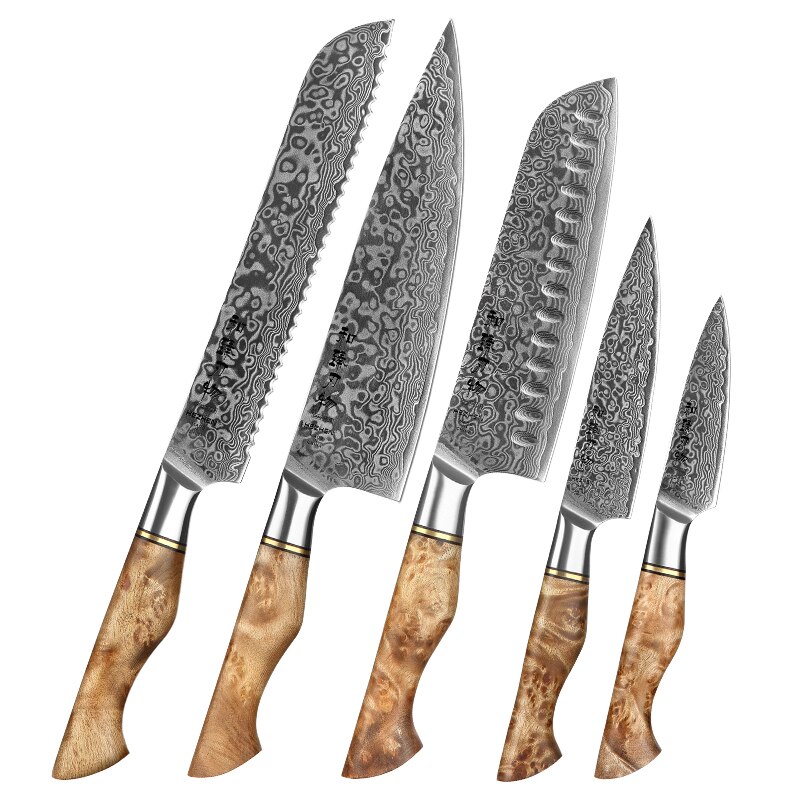 5 Pcs Knives Set